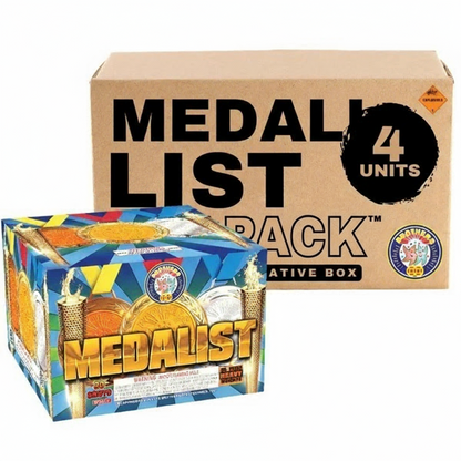 Medalist 30-Shot XL Aerial Cake | Case Pack™ 4/1