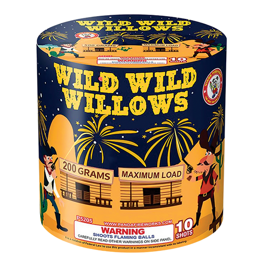 Tarta Aérea Estándar de 10 Tiros Wild Wild Willows