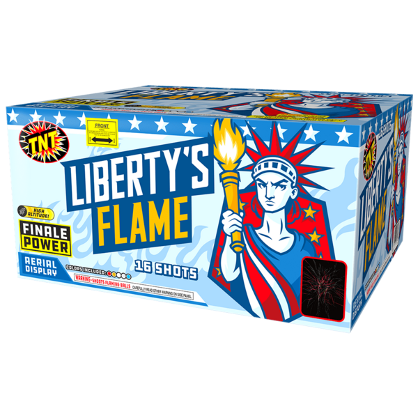 Liberty's Flame 16-Shot XL Aerial Cake
