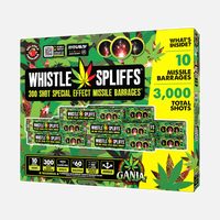 Whistle Spliffs™ 300 Disparos Barrage de Misiles de Efectos Especiales™