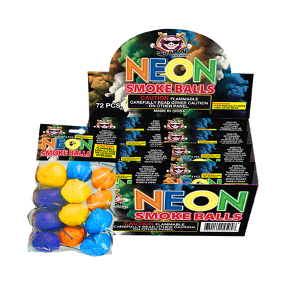 Neon Smoke Balls Clay (12-pack)