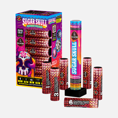 Sugar Skulls® Carcasas de Mortero de 6 Tiros y 6 Pulgadas XXL™