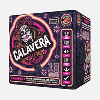 Black Friday Calavera® 18 Tiros Fuegos Artificiales Aéreos Estándar