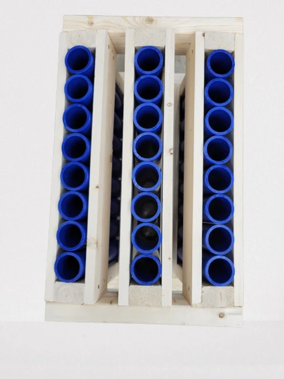 Great Lakes Mortar Racks™ 24-Shot Single Row Fan Rack