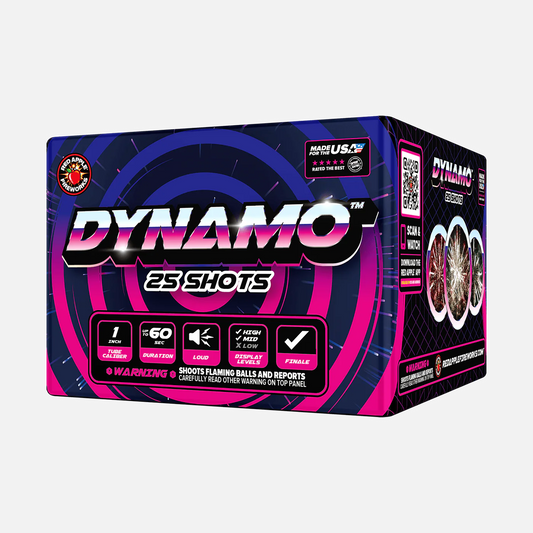 Dynamo™ 25 Disparos Grandes Aéreos