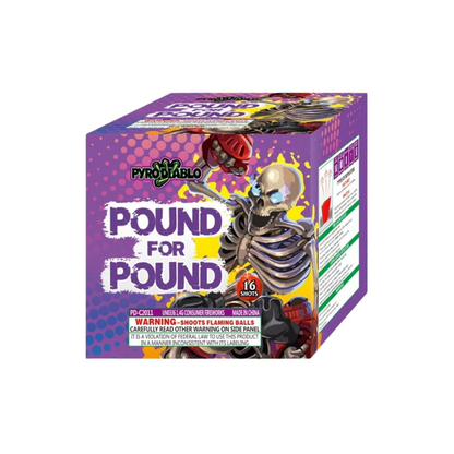 Pound for Pound 16-Shot Standard Aerial Cake | Case 12/1