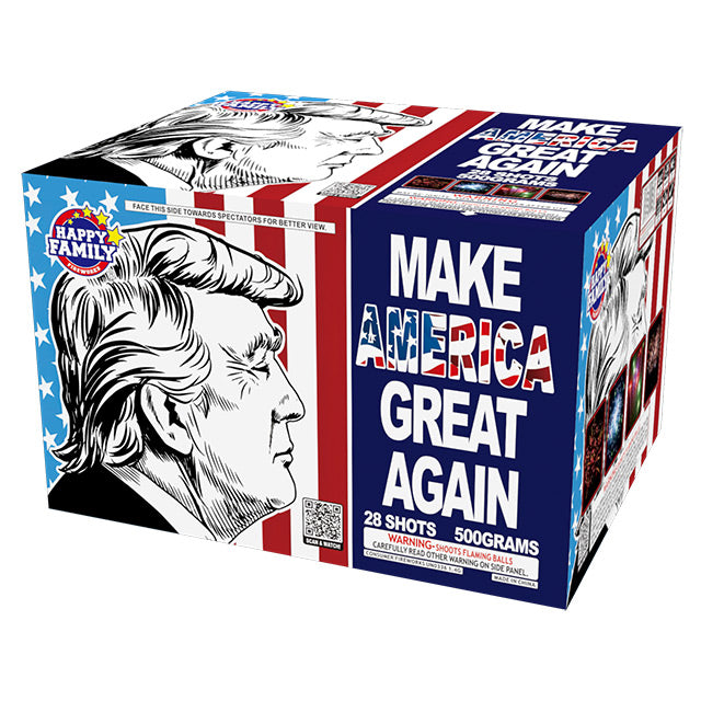 Make America Great Again 28-Shot XL Aerial Cake