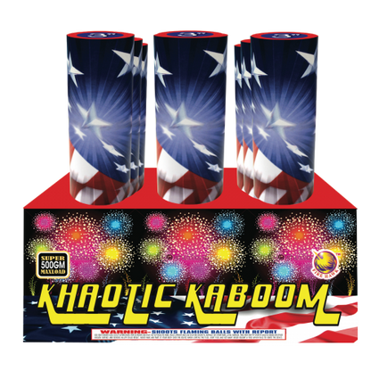 Khaotic KaBoom 9-Shot XL Aerial Cake | Case 4/1
