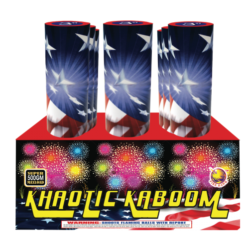 Tarta aérea XL de 9 disparos Khaotic KaBoom