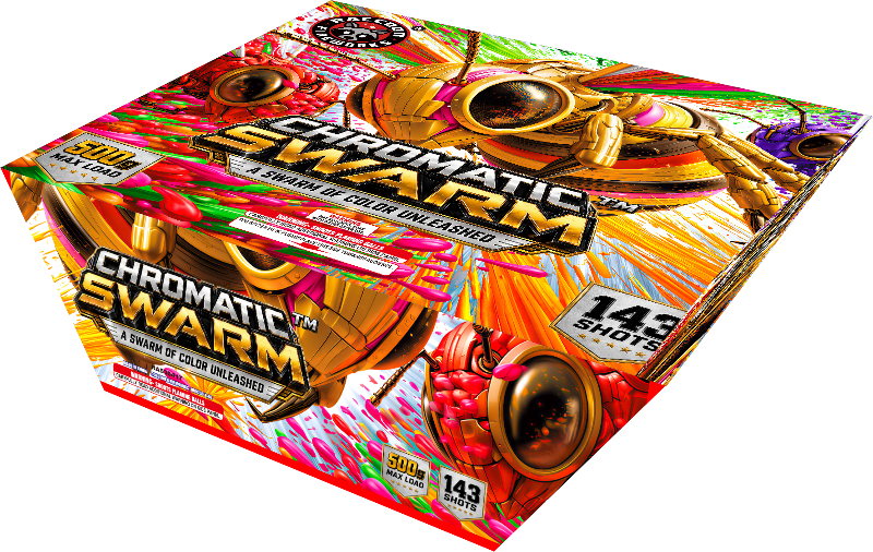 Chromatic Swarm 143-Shot XL Aerial Cake
