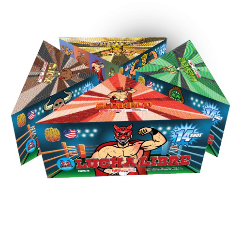 Lucha Libre 14-Shot Assortment Set