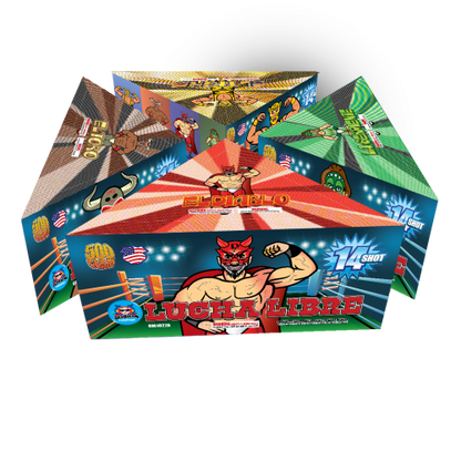 Lucha Libre 14-Shot Assortment Set