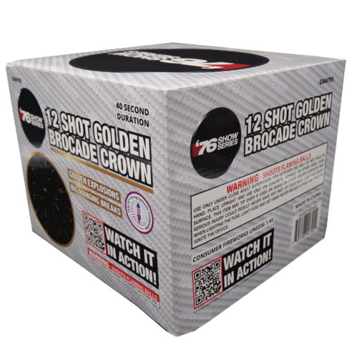 Brocade Crown 12-Shot XL Aerial Cake