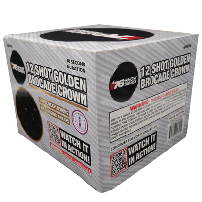 Brocade Crown 12-Shot XL Aerial Cake