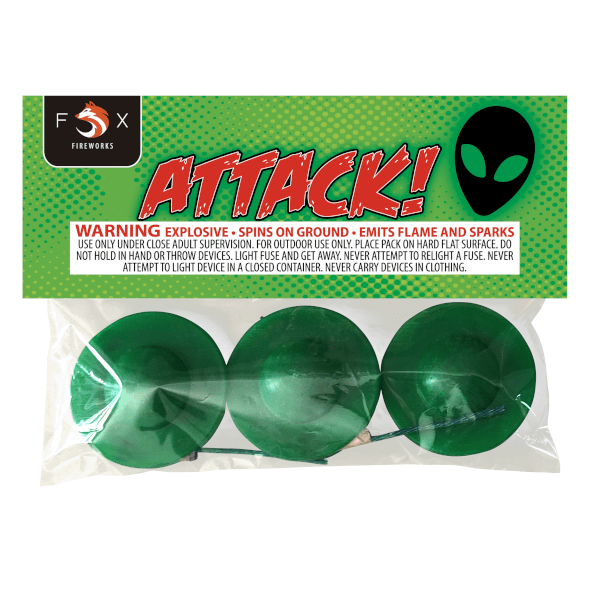 Attack! Flying Novelty (3-Pack)