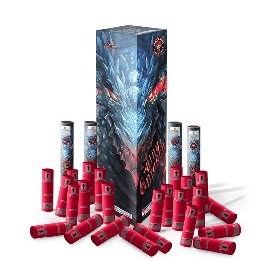 King Dragon Cáscaras de 6 pulg. y 24 disparos