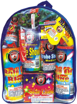 Kids Backpack Fireworks Assortment