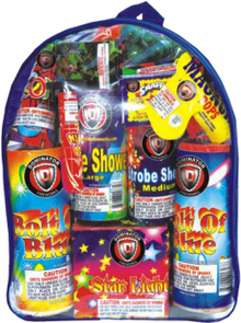 Kids Backpack Fireworks Assortment