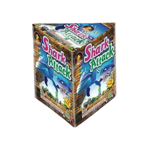 Shark Attack 15-Shot Standard Aerial Cake | Case Pack™ 16/1