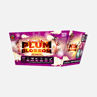 Set de fuegos artificiales aéreos Kung Fu™ de 120 disparos XL® para final de espectáculo®