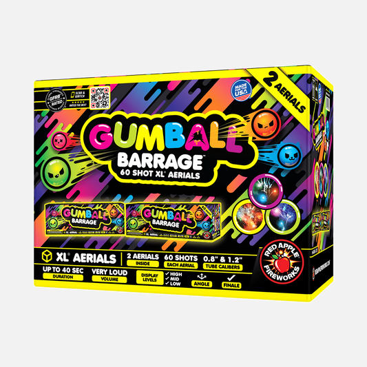 Gumball® Barrage 60-Tiros XL® Aéreos