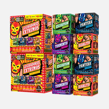 Luchadores Extremos 48-Shot Standard Aerial Finale Set