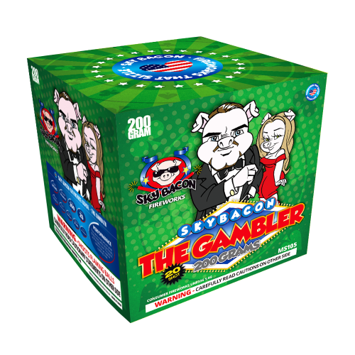 The Gambler 20-Shot Standard Aerial Cake