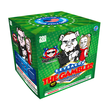 The Gambler 20-Shot Standard Aerial Cake