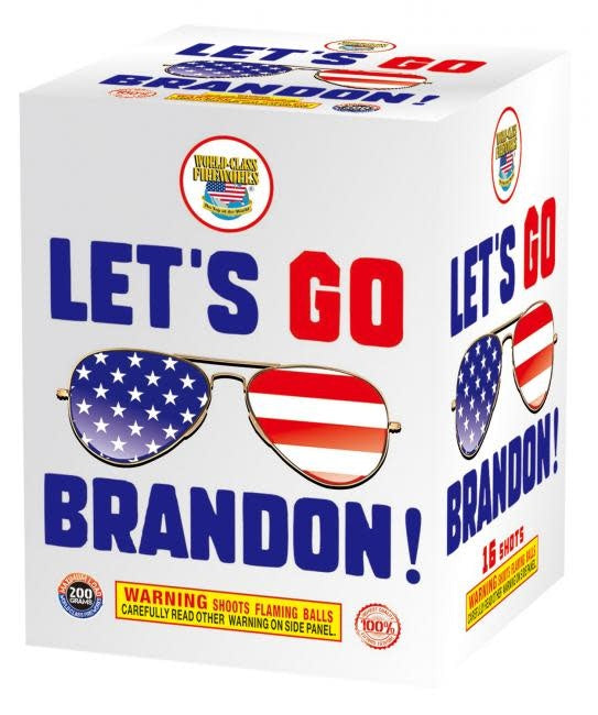 Lets Go Brandon 16-Shot Standard Aerial Cake