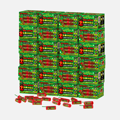 Petardos Red Apple® Bombs M-1000 de 25 disparos en caja