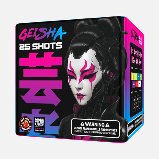 Geisha® 25 Shots Standard Aerials