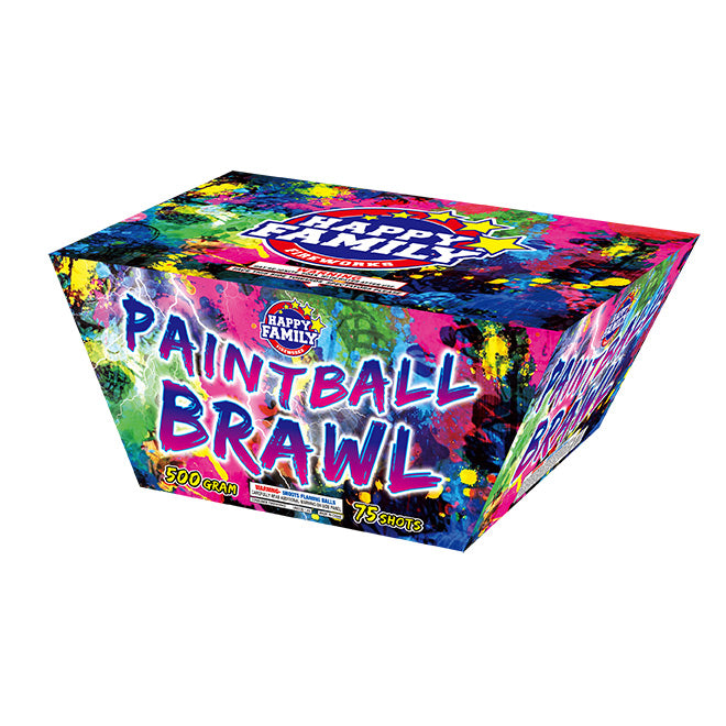 Tarta aérea XL de 75 disparos Paintball Brawl