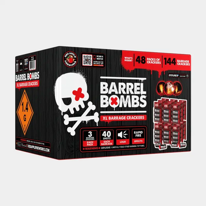 Barrel Bombs® 40 disparos XL® Batería de petardos