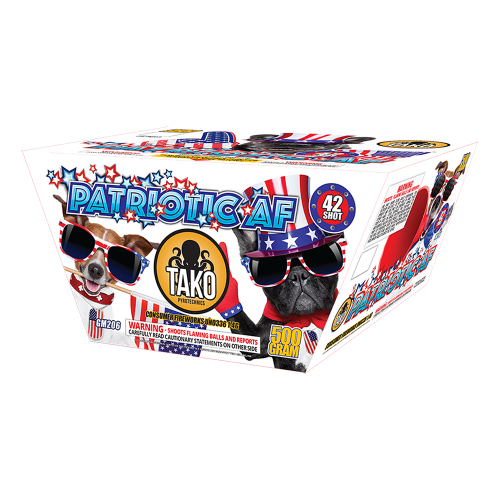 Patriotic AF 42-Shot XL Aerial Cake