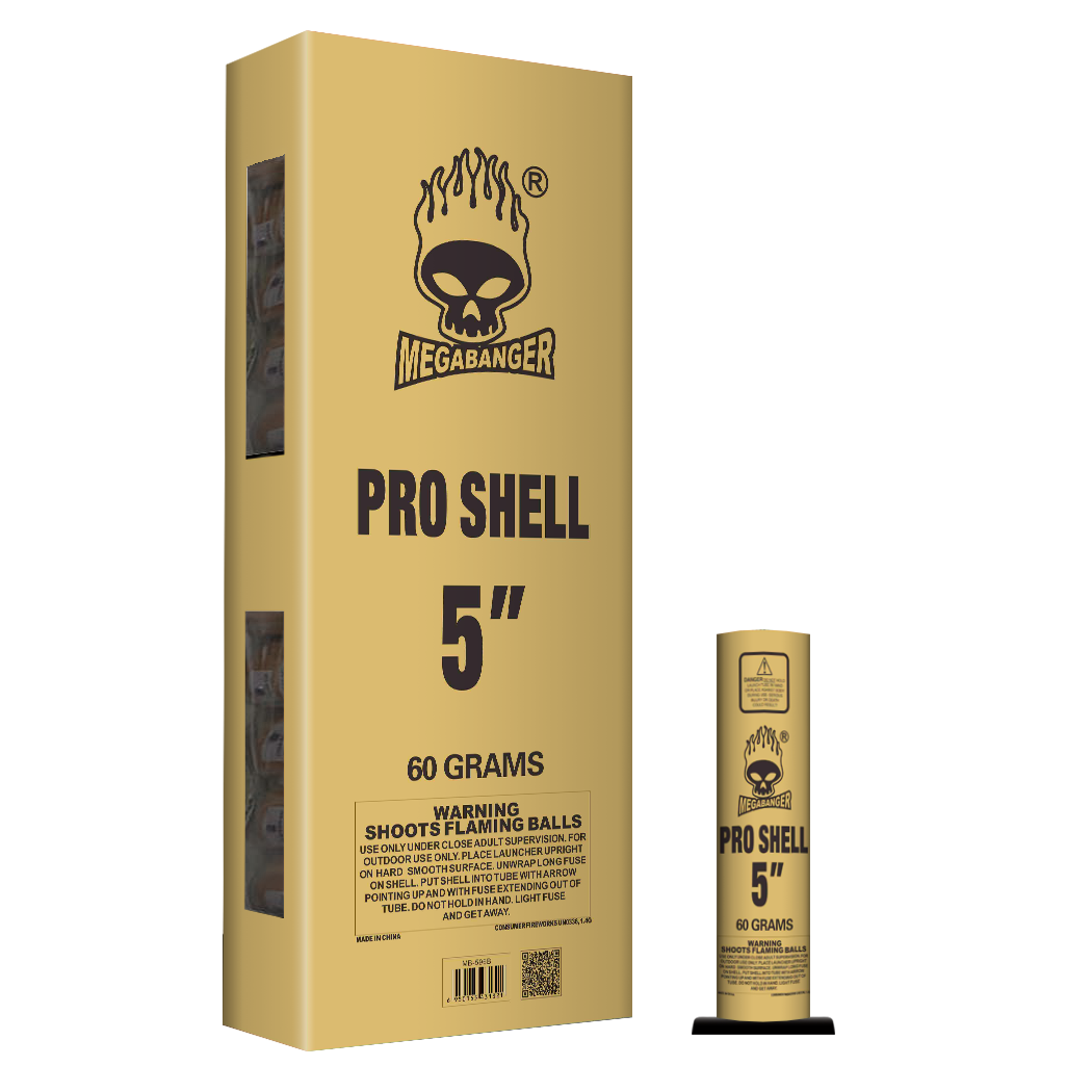 Pro Shell 5 in. 24-Shot Canister Shell Kit