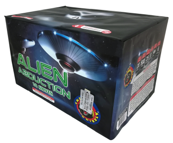 Tarta aérea XL de 20 disparos Abducción alienígena