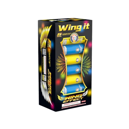 Wing It 6-Shot 6 in. Canister Shell Kit
