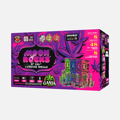 Ganja Moon Rocks 6-Shot 6 in. XXL Canister Shells