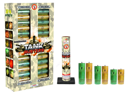 Tank Buster 24-Shot 5/6/7 in. Canister Shells