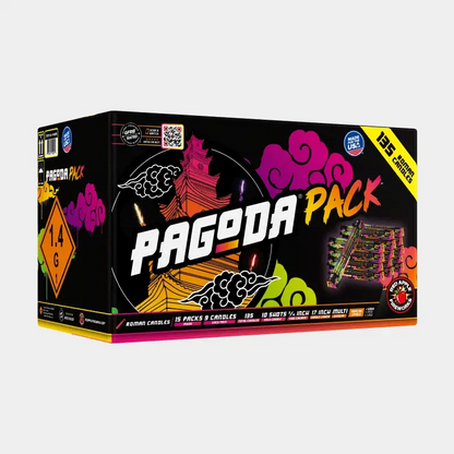 Baterías Pagoda® de 10 disparos (velas romanas)
