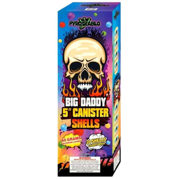 Big Daddy 24-Shot 5 in. Canister Shells