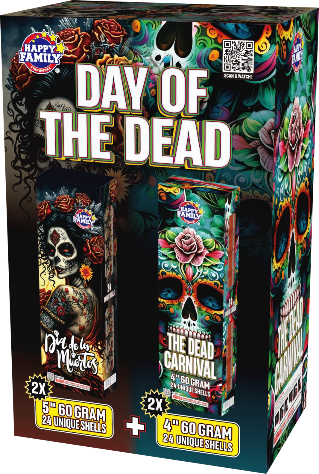 Day of The Dead 24-Shot Artillery Shell Kit Assortment Case