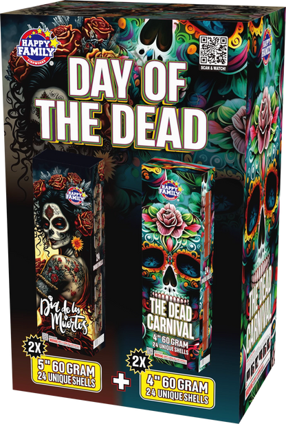 Day of The Dead 24-Shot Artillery Shell Kit Assortment Case