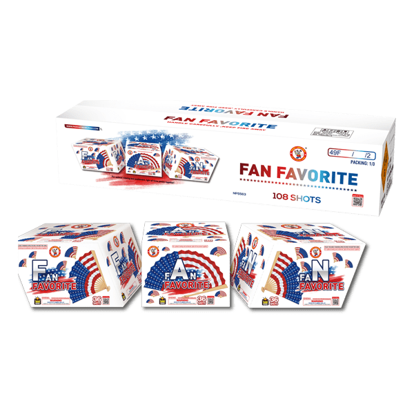Tarta compuesta Fan Favorite XL de 108 disparos