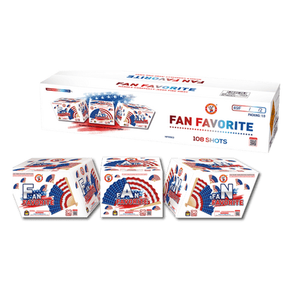 Tarta compuesta Fan Favorite XL de 108 disparos