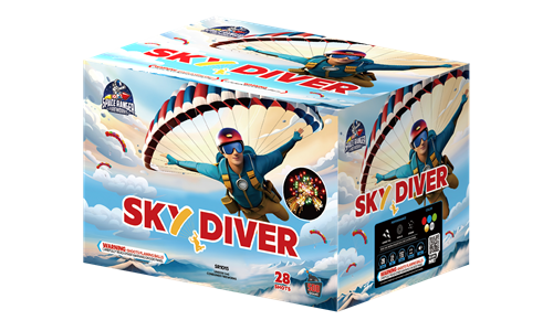 Sky Diver 28-Shot XL Aerial Cake