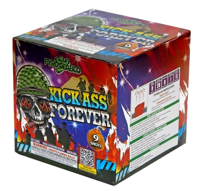 Kick Ass Forever 9-Shot Standard Aerial Cake