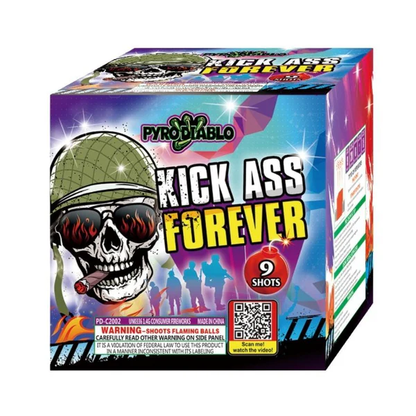 Kick Ass Forever 9-Shot Standard Aerial Cake | Case Pack™ 16/1