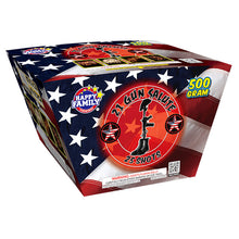21 Gun Salute 25-Shot XL Aerial Cake