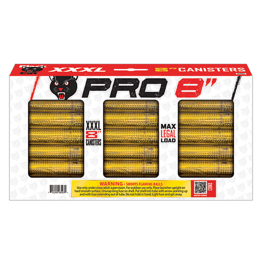Pro 8 in. 24-Shot Artillery Shell Kit